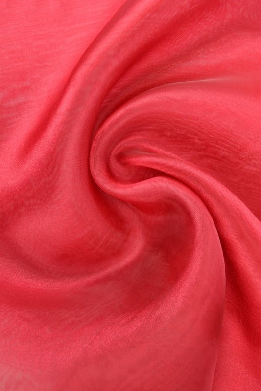 Ensfarvet organza