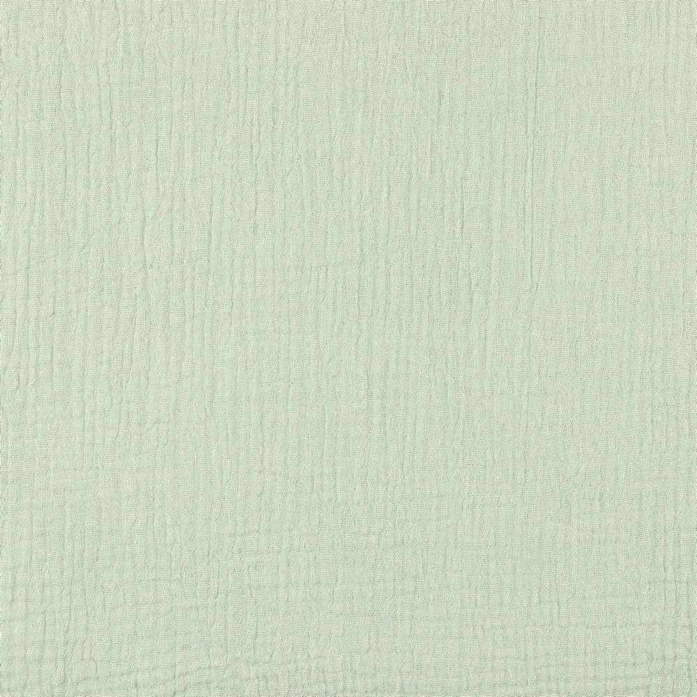 MINT GRØN DOUBLE GAUZE ØKOLOGISK MUSSELIN – BLØD OG ÅNDBAR