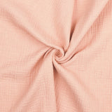LJUS ROSA DOUBLE GAUZE EKOLOGISK MUSLIN – MJUK & ANDNINGSBAR