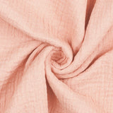 LYS ROSADOUBLE GAUZE ØKOLOGISK MUSSELIN – BLØD OG ÅNDBAR