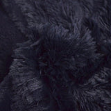 MARINBLÅ LÅNGHÅRIG PLYSCH – 30 MM LUGG & TVÄRSGÅENDE STRETCH