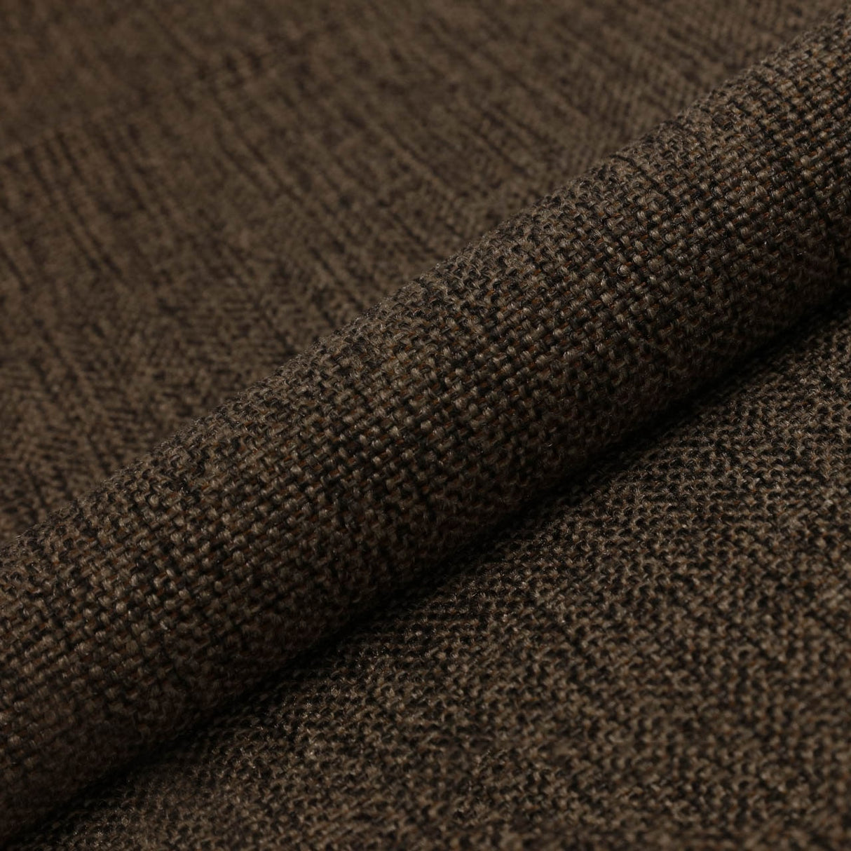 VALNØDBRUN ANDRE MØBELSTOF – MELERET VÆVNING