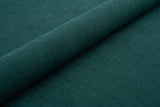 FLASKEGRØN TYK MAT VELOUR MØBELSTOF MED FLEECEBAGSIDE