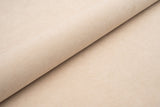 BEIGE TYK MAT VELOUR MØBELSTOF MED FLEECEBAGSIDE