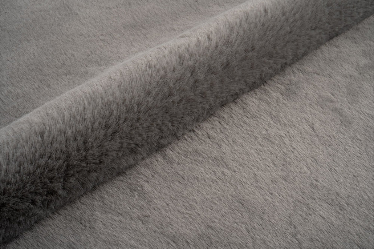 ASKEGRÅ BUNNY MØBELSTOF – IMITERET PELS