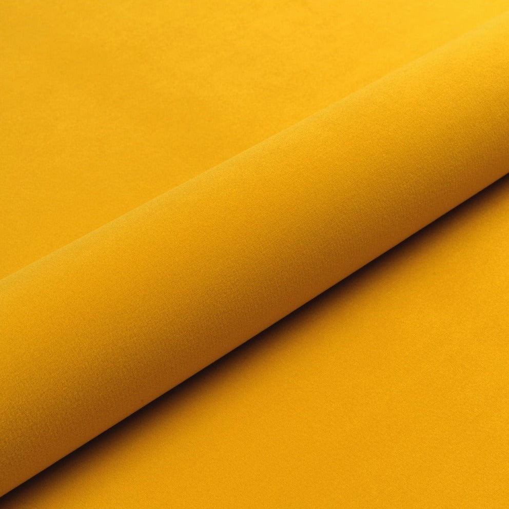 SAFFRANSGUL LÄTT OCH SLITSTARK MÖBELVELOUR