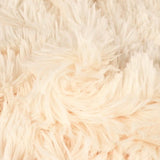 CHAMPAGNEFÄRGAD LÅNGHÅRIG PLYSCH – 30 MM LUGG & TVÄRSGÅENDE STRETCH