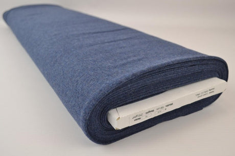 MÖRK JEANS MELANGE BOMULLSJERSEY – NATURLIG, ANDNINGSBAR & STRETCHBAR