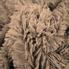 TAUPE LÅNGHÅRIG PLYSCH