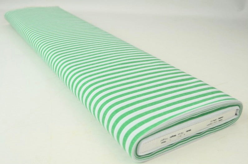 LYSEGRØN 6,5 MM GINGHAM STRIBER – OEKO-TEX BOMULD, LET & ÅNDBAR