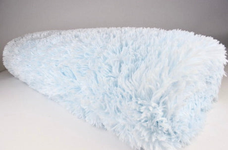 BABYBLÅ LANGHÅRET PLYS – 30 MM LUV & ENVEJS STRÆK