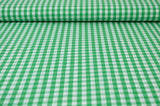 LYSEGRØN 6,5 MM GINGHAM TERN – OEKO-TEX BOMULD, LET & ÅNDBAR