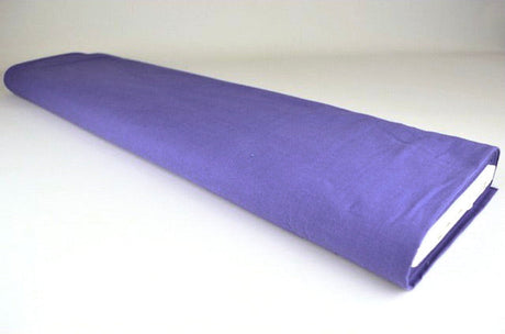 HAVBLÅ BOMULDSPOPLIN