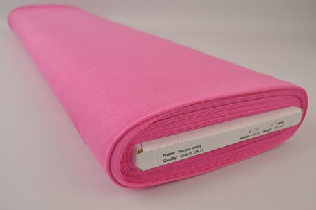 PINK VISKOSJERSEY – MJUK, ANDNINGSBAR & ELASTISK