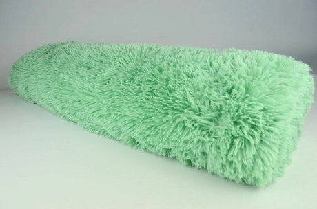 MINTGRØN LANGHÅRET PLYS – 30 MM LUV & ENVEJS STRÆK