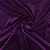 MØRK LILLA VELOUR MED STRÆK