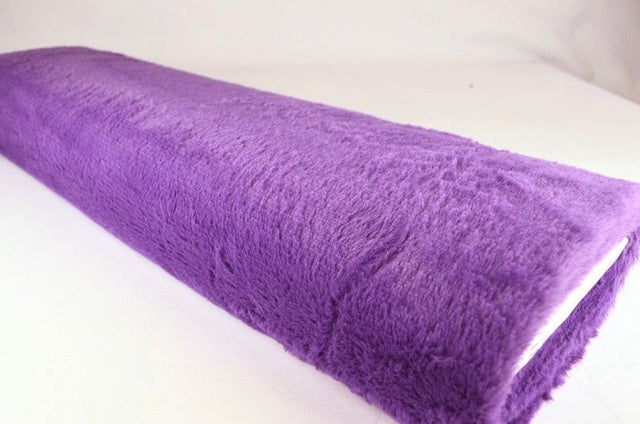 LILA MJUK PLYSCH – 10 MM LUGG & TVÄRSGÅENDE STRETCH