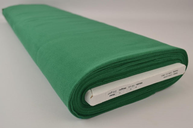 MÖRK GRÖN BOMULLSJERSEY – NATURLIG, ANDNINGSBAR & STRETCHIG