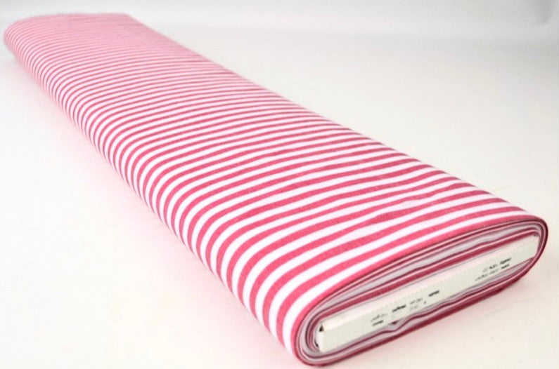 PINK 6,5 MM GINGHAM STRIBER – OEKO-TEX BOMULD, LET & ÅNDBAR