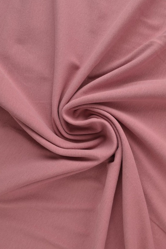 MÖRK VINTAGE ROSA BOMULLSJERSEY – NATURLIG, ANDNINGSBAR & STRETCHIG