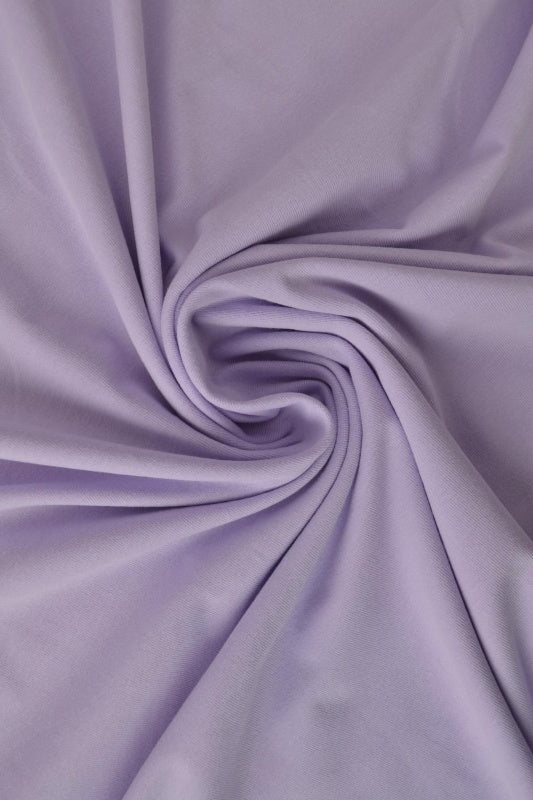 LAVENDEL BOMULLSJERSEY – NATURLIG, ANDNINGSBAR & STRETCHBAR