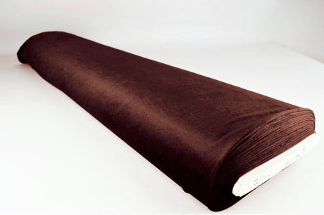 BRUN VELOUR MED STRETCH – MJUK STICKAD KVALITET