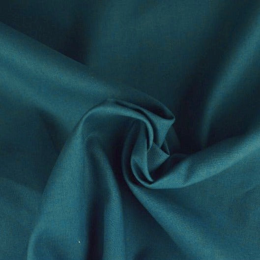 MÖRK PETROLFÄRGAD BOMULLSPOPLIN – TÄTT VÄVT BOMULLSTYG