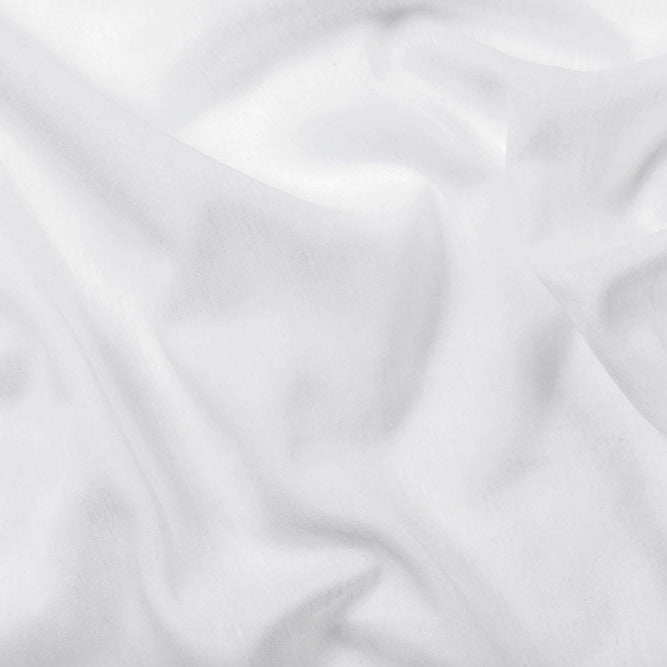 BRANDHÆMMENDE HØR LOOK GARDINSTOF - HVID