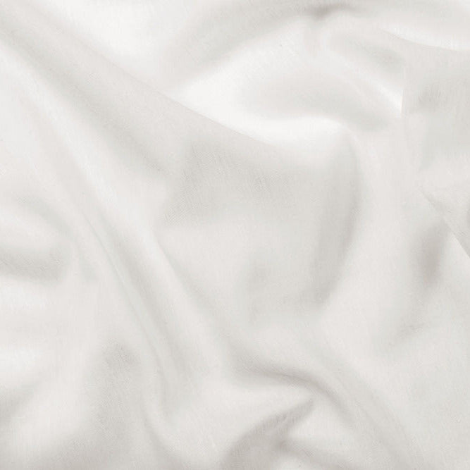 BRANDHÆMMENDE HØR LOOK GARDINSTOF - RÅHVID