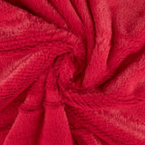 RÖD MJUK PLYSCH – 10 MM LUGG & TVÄRSGÅENDE STRETCH