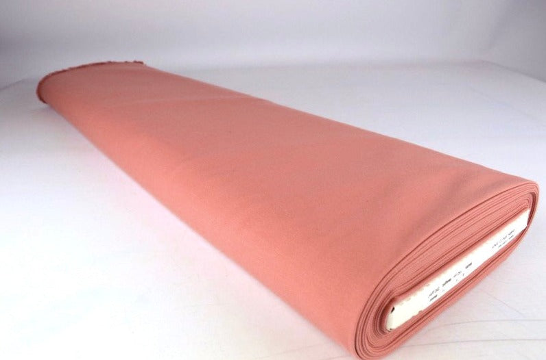 VINTAGE LYSERØD BOMULDSTWILL – KRAFTIG & FORMSTABIL