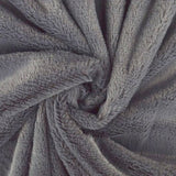 MØRKEGRÅ BLØD PLYS – 10 MM LUV & ENVEJS STRÆK