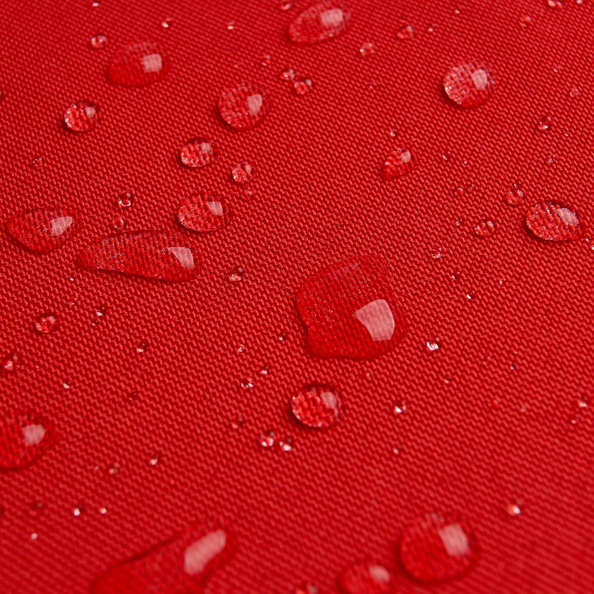 RØD UV BEHANDLET VANDTÆT STOF TIL BEKLÆDNING