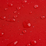 RØD UV BEHANDLET VANDTÆT STOF TIL BEKLÆDNING