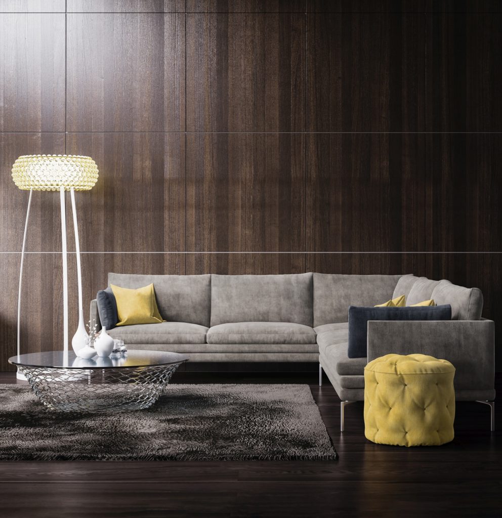 KANELBRUN BIZON MÖBELTYG – LÄDERLOOK & BRANDHÄMMANDE