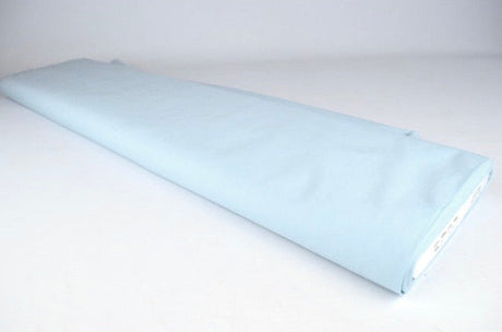 LJUSBLÅ BOMULLSPOPLIN – TÄTT VÄVT BOMULLSTYG