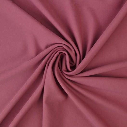 MØRK VINTAGE LYSERØD LYCRA – 4-VEJS STRÆK & HURTIGTØRRENDE