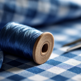 GRÖN 6,5 MM GINGHAM RUTOR – OEKO-TEX BOMULL, LÄTT & ANDNINGSBART