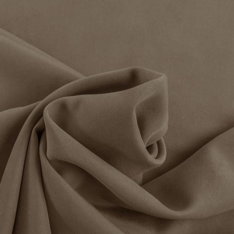 BRUN TENCEL™ MODAL – FASTVÆVET, BLØD & ÅNDBAR METERVARE