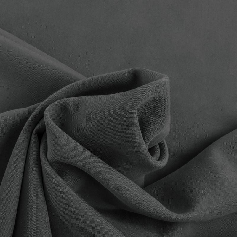 MØRKEGRÅ TENCEL™ MODAL – FASTVÆVET, BLØD & ÅNDBAR METERVARE