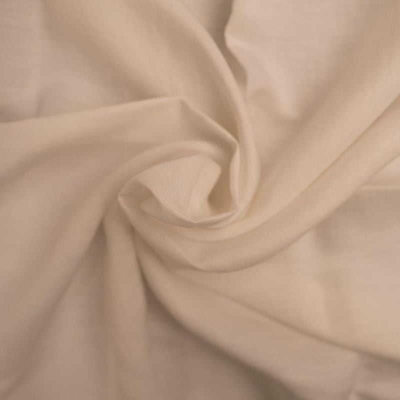 BEIGE TENCELLINO (TENCEL™/HØR) – BLØD TWILLVÆVNING & ÅNDBAR KOMFORT