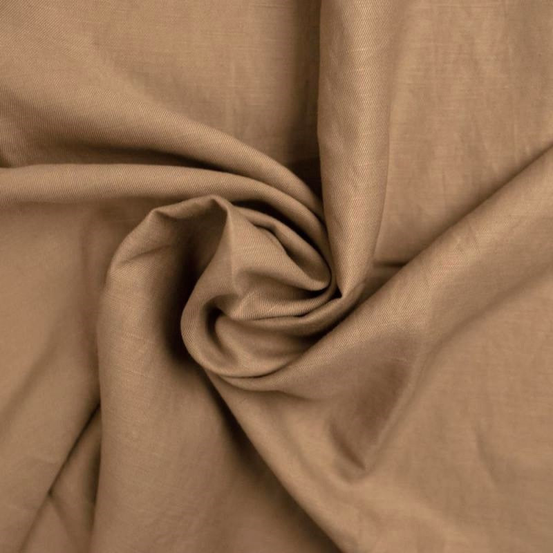 TAUPE TENCELLINO (TENCEL™/HØR) – BLØD TWILLVÆVNING & ÅNDBAR KOMFORT