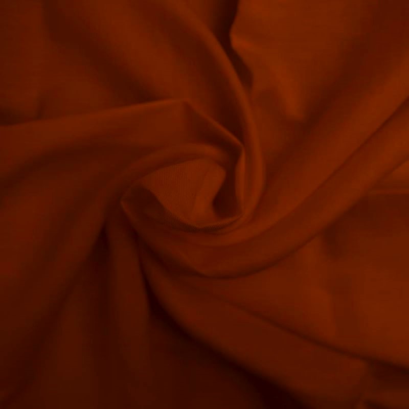 TERRAKOTTAFÄRGAD TENCELLINO (TENCEL™/LINNE) – MJUK TWILLVÄVD KVALITET