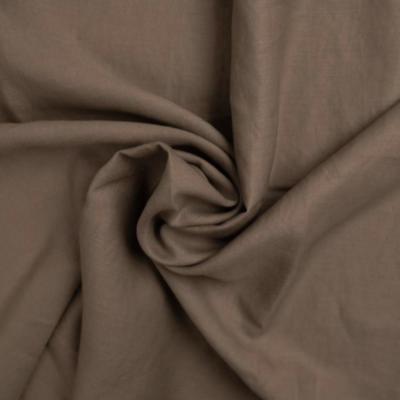 SANDFÄRGAD TENCELLINO (TENCEL™/LINNE) – MJUK TWILLVÄVD KVALITET