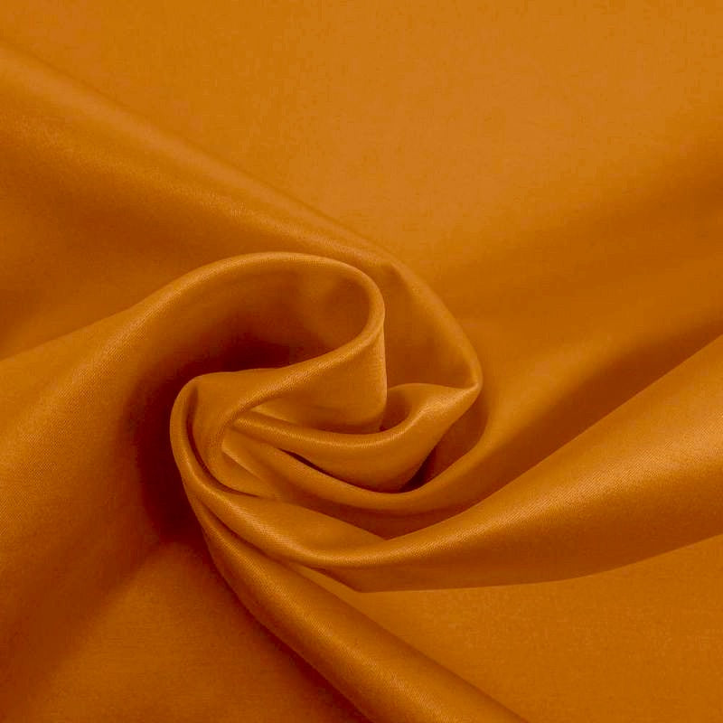 ORANGE SELENA TUNG BRÖLLOPSSATIN MED LÄTT STRETCH