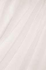 BRANDHÄMMANDE SEMITRANSPARENT VOILE FÖR GARDINER (300 CM) - ECRU