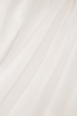 BRANDHÄMMANDE SEMITRANSPARENT VOILE FÖR GARDINER (420 CM) - ECRU