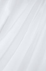 BRANDHÆMMENDE ORGANZA GARDINSTOF - HVID