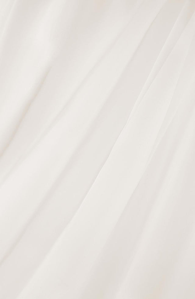 BRANDHÄMMANDE ORGANZA GARDINTYG - RÅVIT