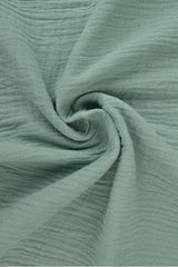 VINTAGEGRÖN DOUBLE GAUZE MUSSLIN – MJUK & ANDNINGSBAR